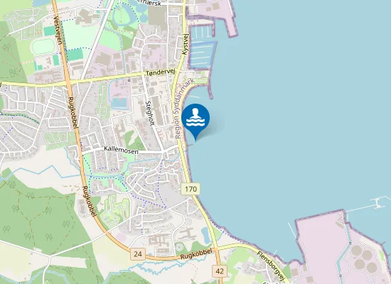 Map of SØNDERSTRAND SYD