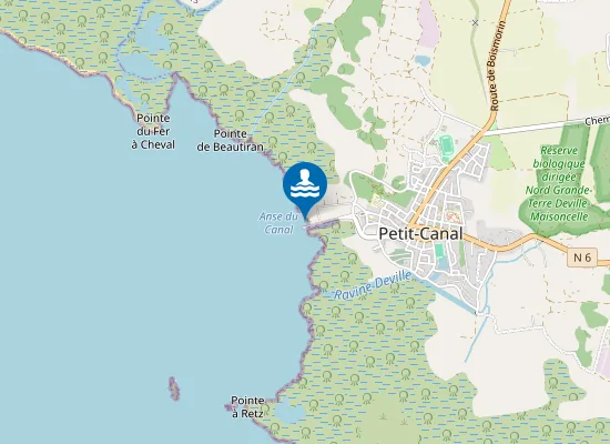 Map of Plage du Port