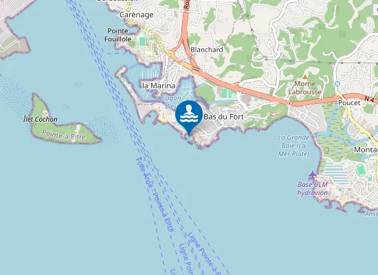 Map of Plage de Bas-du-Fort