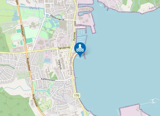 Map of SØNDERSTRAND NORD