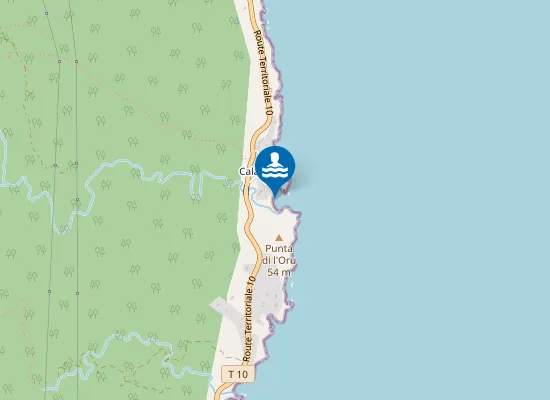 Map of Cala d'Oru