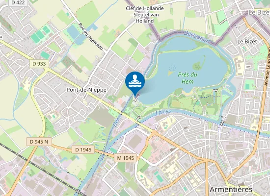 Map of Plage aux catamarands