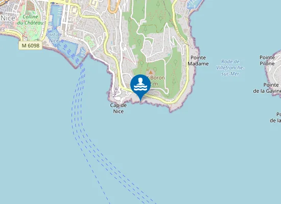 Map of Plage du Maeterlinck