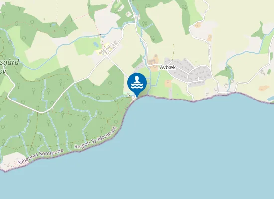 Map of Avbæk