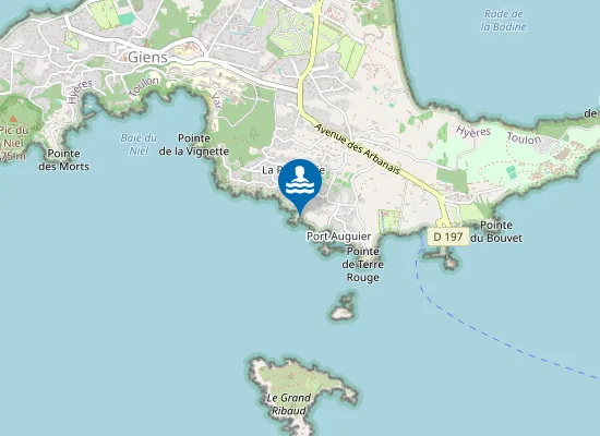 Map of Plage La Polynésie