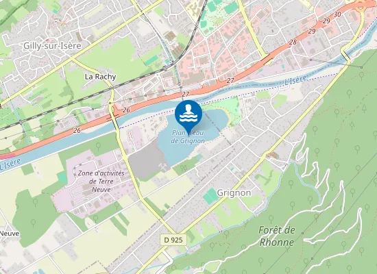 Map of Baignade interdite (carrière Vicat)