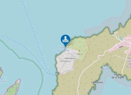 Map of Calanque Des Moines