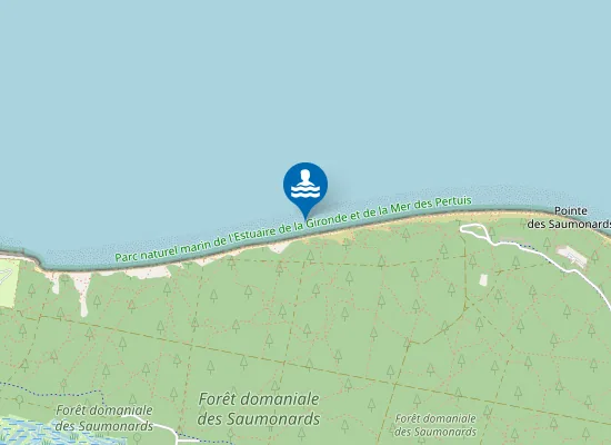 Map of Plage naturiste