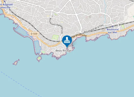 Map of Plage Fournas