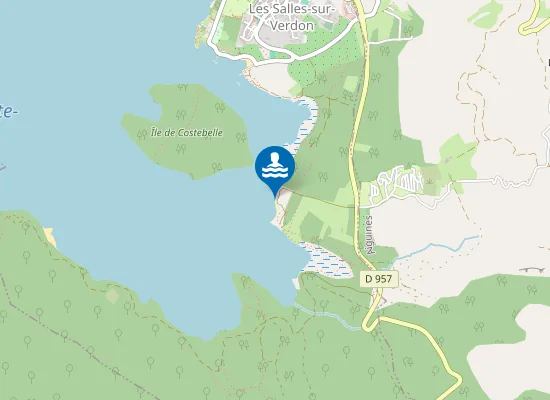 Map of Plage Commandon et Charoup