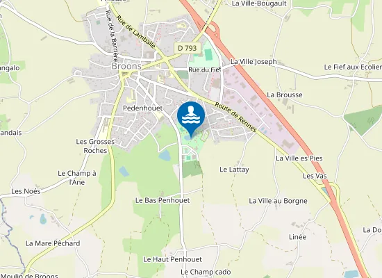 Map of Zone de Pêche