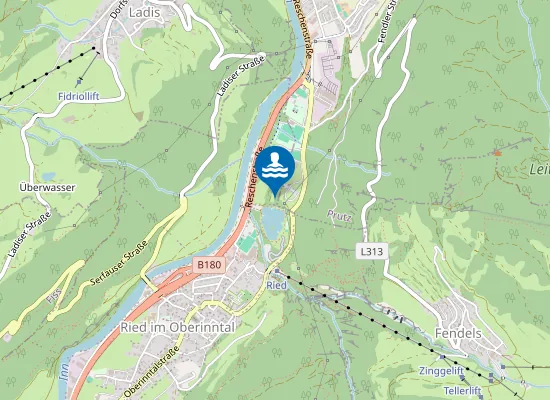 Map of RIEDER BADESEE, NORD-OST