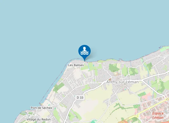 Map of Plage des Balises
