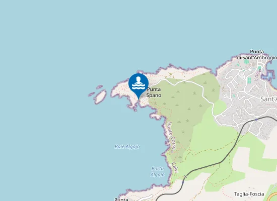Map of Plage Le Rocher