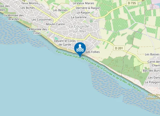 Map of Plage des Anneries