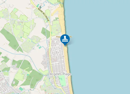 Map of Plage du Tamariguer