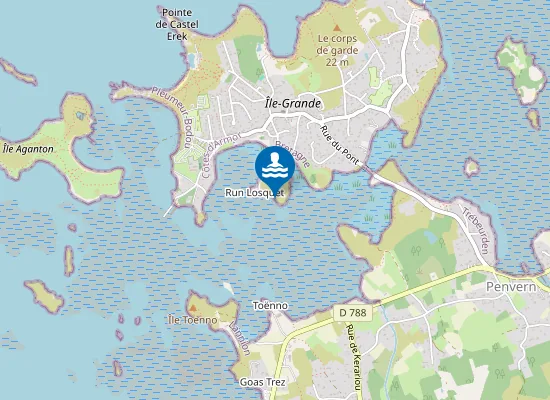 Map of Plage du Losquet