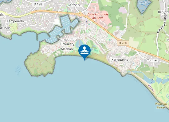 Map of Plage du Fogeo