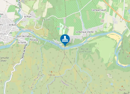 Map of Plaja dau Verç