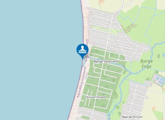 Map of BJERGE OS SUKKERKANALEN