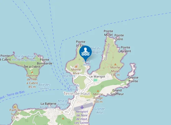 Map of Plage de Vielle Anse