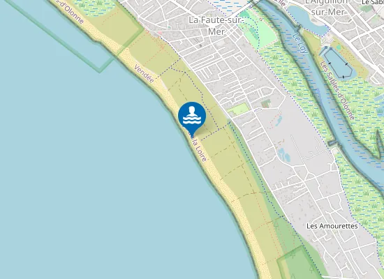 Map of Plage des Chardons