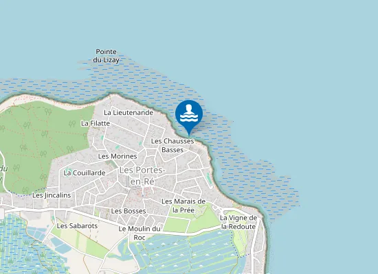 Map of Plage Lauzin