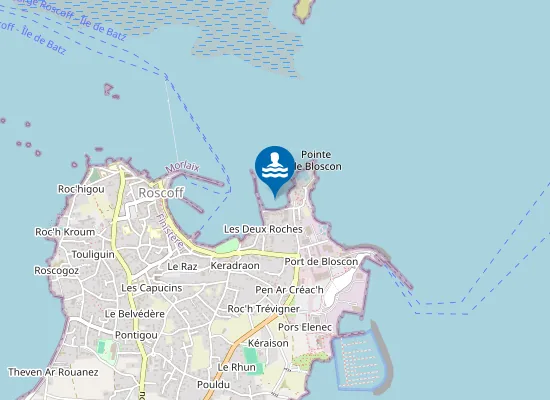 Map of Plage Pors ar Gored