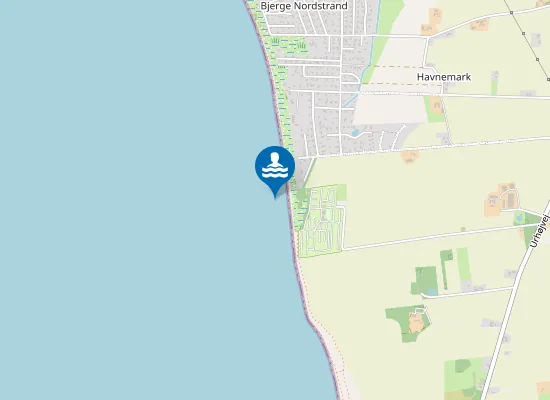 Map of URHØJGÅRD CAMP. N.