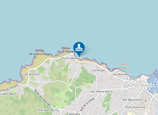 Map of Plage de la Pulante