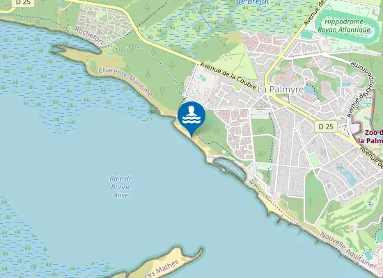 Map of Plage de Bonne Anse