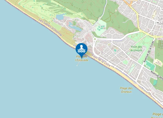 Map of Plage de l'Estacade