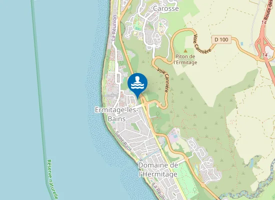 Map of Plage de l'Ermitage-les-Bains