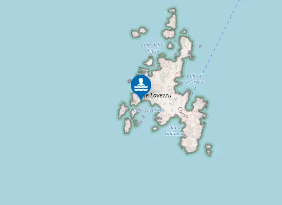 Map of plage d'Achiarina