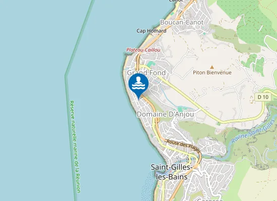 Map of Les Trois Roches