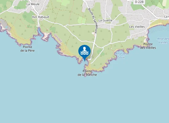 Map of Anse des Fontaines