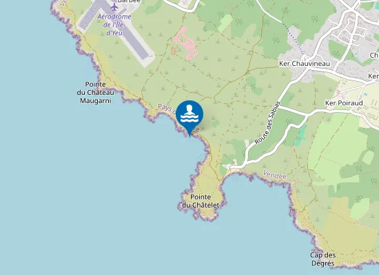 Map of Plage des Sables Rouillés (ou Rouits)