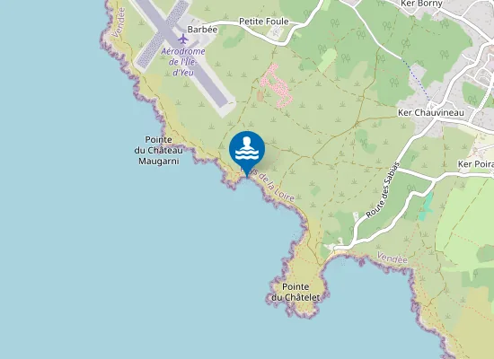 Map of Anse et Plage de Ker Daniau