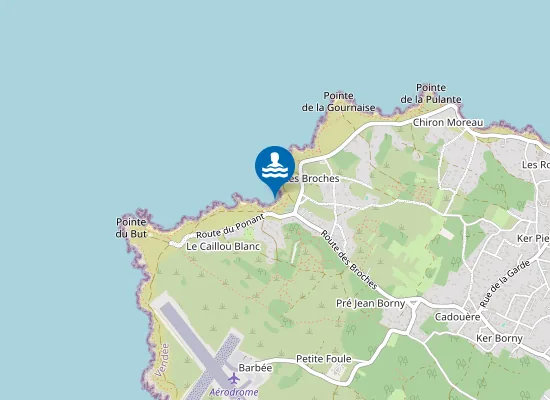 Map of Plage des Broches