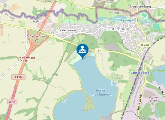 Map of La plage des Mouettes