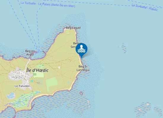 Map of La Plage sous le phare
