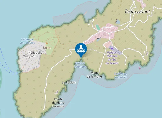 Map of Plage De Rioufred