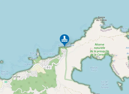 Map of Plage des Surfeurs