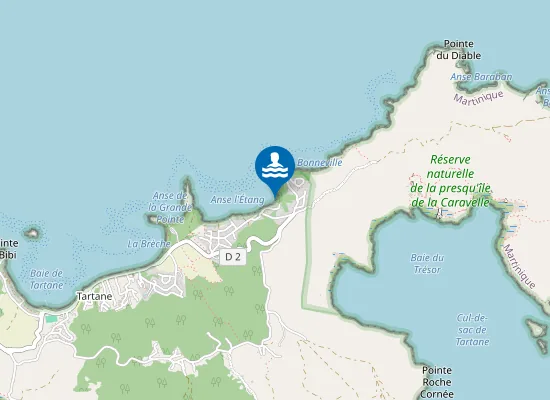 Map of Plage du VVF