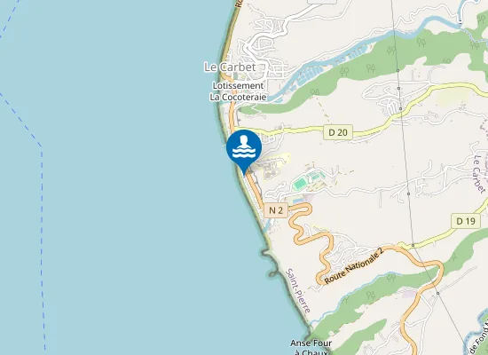 Map of Plage du Coin