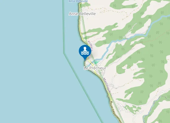 Map of Plage du Prêcheur