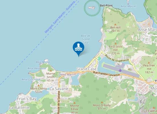 Map of Baie de Grand-Case