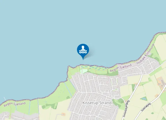 Map of KISSERUP STRAND