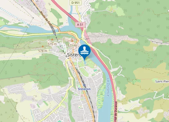 Map of Plan d'eau des Marres