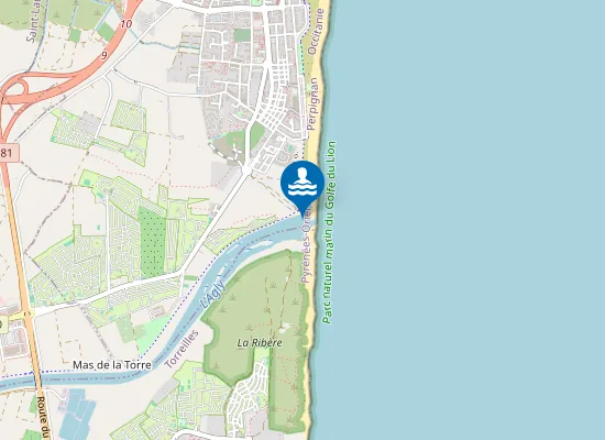 Map of Plage de l'embouchure